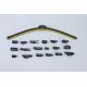 Rust Resistance Heavy Duty Windshield Wipers Carbon Steel Heavy Duty Wipers