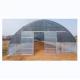 High Tunnel Film Covered Tomato Greenhouse with Shade Net Single Layer 10-100m Length