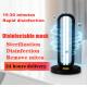 Portable Quartz Glass 38W 222nm UV Germicidal Lamp