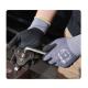 15G Grey Nylon/Spandex Foam Nitrile Protective Work Gloves