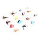 168pcs/Set Fishing Lure Kit Trout Dry Wet Nymph Streamers Fly Fishing Lure Kit