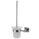 Luxury Bath Room Metal Toilet Brush Holders Wall Mounted Stainless Steel 304