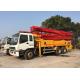 Old Putzmeister 36m Used Concrete Pump Truck with Isuzu Chassis Excellent Condition