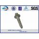 Railroad Sleeper Galvanized Screws with Plain / Zinc / HDG / Wax Surface