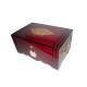 Rosewood veneer glossy vanish Cigar box