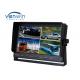 24V Van TFT Car Monitor 10.1 inch 16:9 digital car lcd monitor 4 ways input / output