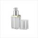 15ml Square PMMA Cosmetic Airless Bottle Double Wall Empty Airless Pump Bottle