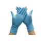 Slip Resistant Blue Medical Gloves , Sterile Nitrile Gloves Net Weight 2.7g-4.5g