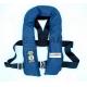 SOLAS 275N Navy Blue Inflatable Life Jacket Double Air Chamber 60G Cylinder With