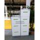 3 drawer filing cabinet  CRS material， light grey color，apply for Legal and  Letter size