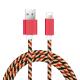 IPhone 8 / 8plus / X USB Data Cable With Camouflage Nylon Woven Braided