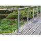 Energy Conservation Stainless Steel Guardrail , Stainless Steel Banister Easy Maintenance