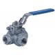 PN63 Pressure Trunnion Ball Valve 1/2 - 2 Size With Locking Device Blow - Out Proof Stem