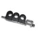 Feeder Cable Clamp for 7/8'' coaxial feeder clamps, 3 holes, double type