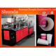 Ripple Double Wall Disposable Paper Products Machine , Paper Sleeve Making Machine