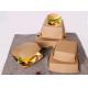 Waterproof Biodegradable Takeaway Boxes / Hamburger Paper Box Eco Friendly