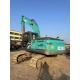 143kN Bucket Digging Force Used Kobelco Excavator With 6910mm Maximum Dump Clearance