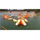 Non Toxic Children Inflatable Water Park Obstacle Course Water Jumper