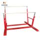 Customizable Children's Red Outdoor Uneven Bars for Active Playgrounds and Parks