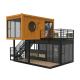 Steel Structure Luxury Container House With Modern Design Customized Color