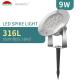 Outdoor Waterproof IP68 LED Spike Light , Insert Ground Lamp For Park Decoration