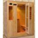 Four Person Portable Sauna Room Solid Wood With Computer Control Panel