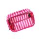 Eco Friendly PVC+Polyester Zipper Soft Clear Travel Cosmetic Bag
