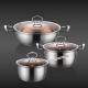 Amazon TOP Seller 6 PCS Flat Bottom Cooking Pot Sets Sauce Pan Soup Pot Frying Pan Sets For Kitchen