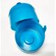 Disposable PE Non Spill Water Jug Caps Blue Color Peel Off Type For 5 Gallon Water Bottle
