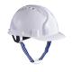 High Density ABS Shell Safety Work Helmet White Workplace Safety Equipments