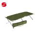 Army Green Outdoor Camping Bed  Aluminum Frame Military