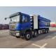 X3000 Heavy Dump Truck 8x4 SHACMAN CNG Blue Dumper Truck Right Driver 430Hp