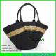 LUDA Woven Straw Shoulder Bag bowknot Straw Beach Tote Handbag
