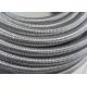 Outer Stainless Steel Braided Compressed Air Hose Pure Rubber Tube Inside