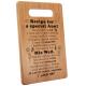 Kitchen gift cutting board Double-sided cutting board Bamboo cutting board