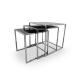 Modern Style Removable 8.5kgs Living Room Glass Side Tables
