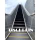 30° 35° Inclination Stainless Steel Step Hotel Escalator With Rubber Handrail For Railway Station Airport Hospital