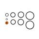NBR FKM Rubber Seal Kits AS568 For Gas Field Wireline Adapter