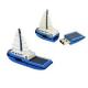  PVC material sail boat  shape Bespoke USB memory stick 2.0 1GB 2GB 4GB  for SP4 Win2000