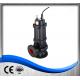 Commercial Sewage Treatment Pump , Cast Iron Submersible Pump 1.5kw Liquid PH 6-10