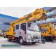 100P Crew Cab ISUZU Aerial Platform Truck 12m - 18m Diesel Fuel