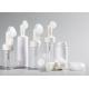 120ml Foaming Empty Bottle , Foaming Face Wash Bottle With Silicone Brush