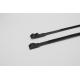 9*180mm Black Nylon Material strong single loop lock zip ties