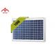 10 Watt Polycrystalline Silicon Cell Alu Minum Alloy Anodized Weather Resistance