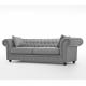 Hot sale living room furniture fabric chesterfield sofa and sectional home sofa with high density foam