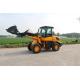 Yellow 1600kg Articulating Wheel Loader Mini Compact Construction Equipment