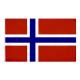 Digital Printing Knit Polyester Norway National Flag 3x5ft