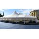 Retractable Fire Retardant Tarpaulin , Self Cleaning Sun Tarp For Muslim Tent