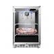SS201 54L Wine Cooler Refrigerator Anticorrosive With Blue Light