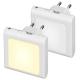 Plug in Led Night Light, Automatic Dusk to Dawn Photocell Sensor Plug-in Night Lamp Lighting